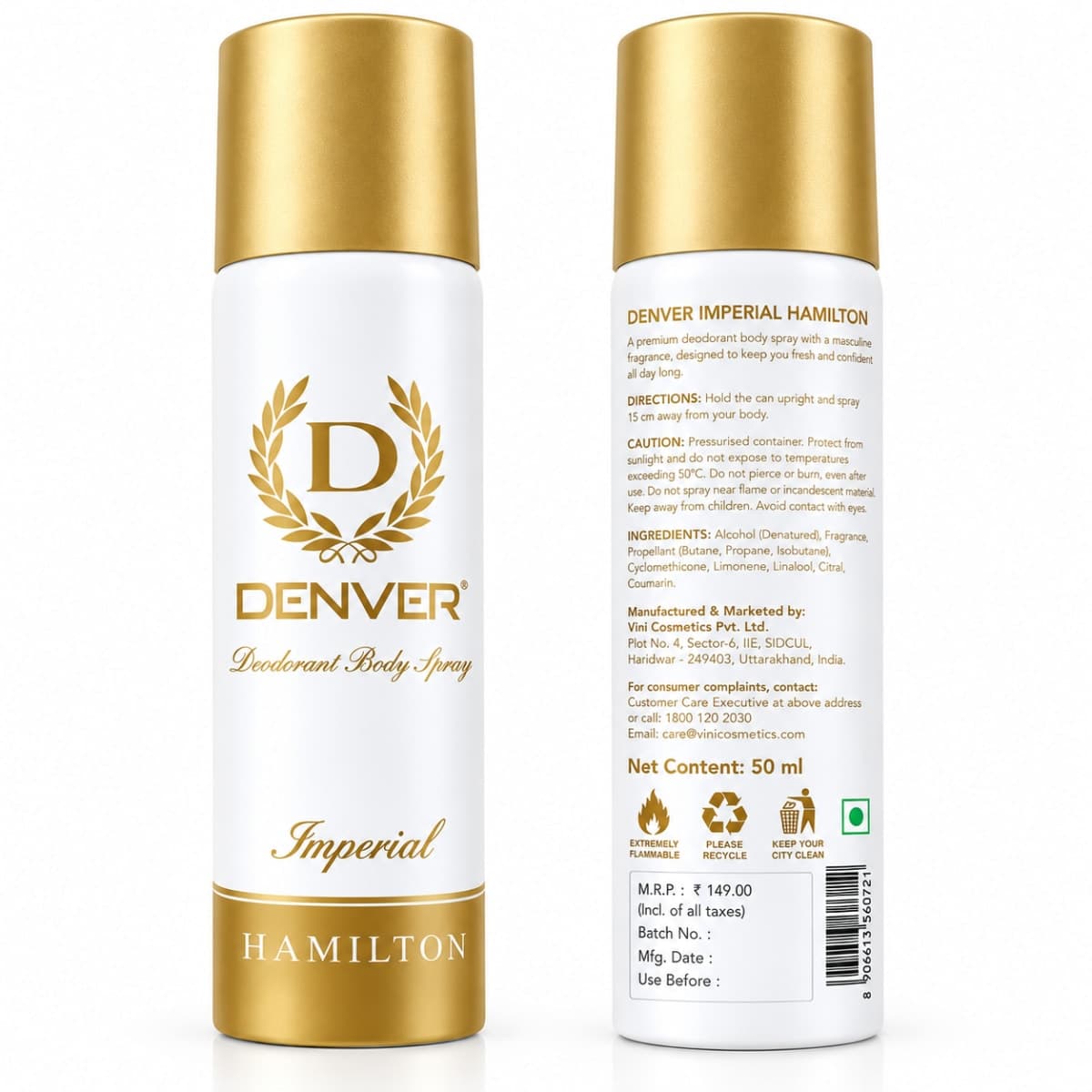 Denver Imperial Deodorant Body Spray